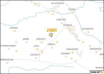 map of Ziari