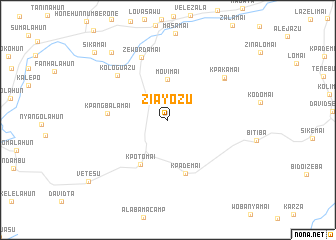 map of Ziayozu
