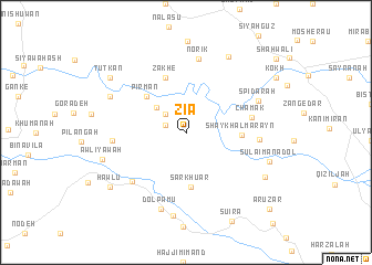 map of Zīa