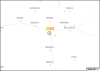map of Ziba