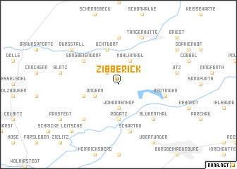 map of Zibberick