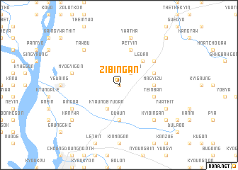 map of Zibingan