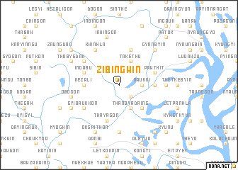 map of Zibingwin