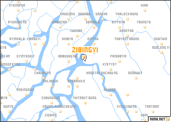 map of Zibingyi