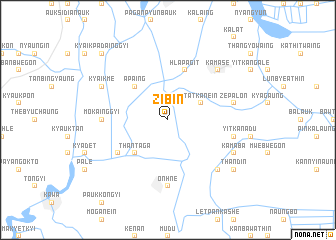 map of Zibin