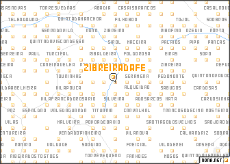 map of Zibreira da Fé