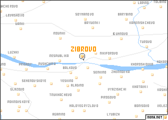 map of Zibrovo