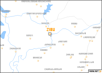 map of Zibu