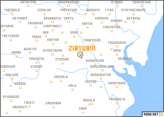 map of Zibyubin