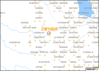 map of Zibyugin