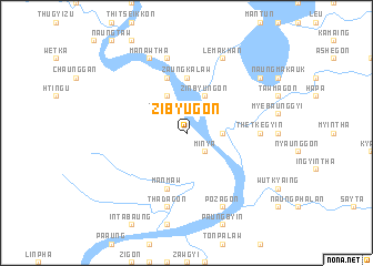 map of Zibyugon