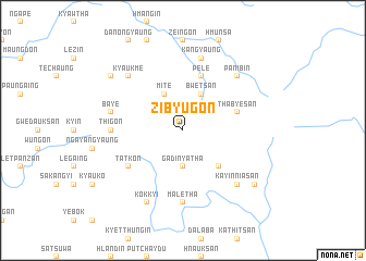 map of Zibyugon