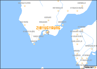 map of Zibyugyaung