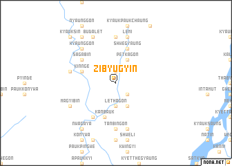 map of Zibyugyin