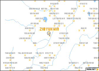 map of Zibyukwin