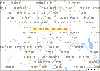 map of Zibyuthaung Anauk