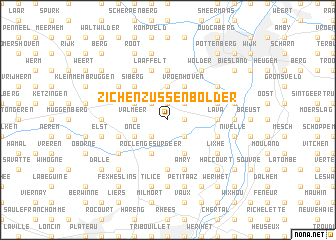 map of Zichen-Zussen-Bolder