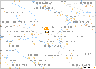map of Zīch