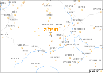 map of Ziçisht