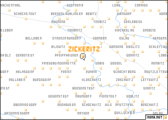 map of Zickeritz