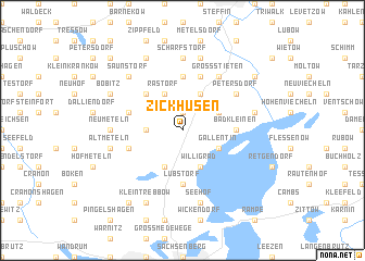 map of Zickhusen