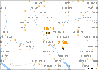 map of Zidaw