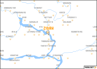 map of Zidaw