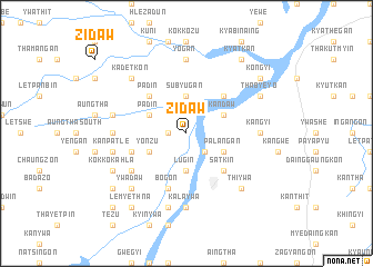 map of Zidaw