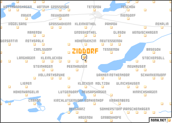 map of Ziddorf