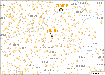 map of Zidine