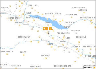 map of Ziebl