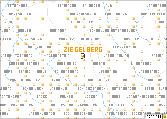 map of Ziegelberg