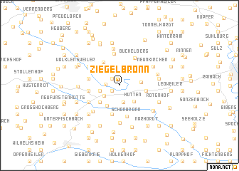 map of Ziegelbronn