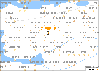 map of Ziegelei