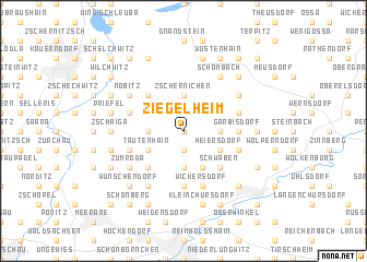 map of Ziegelheim