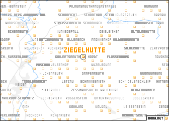 map of Ziegelhütte