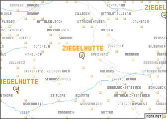 map of Ziegelhütte