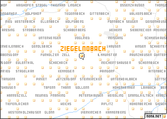 map of Ziegelnöbach
