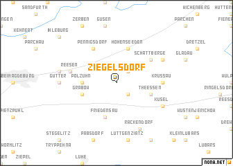map of Ziegelsdorf