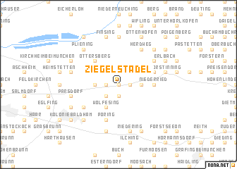 map of Ziegelstadel