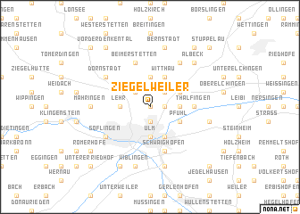 map of Ziegelweiler