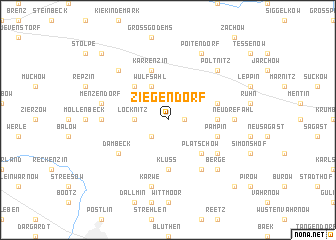 map of Ziegendorf