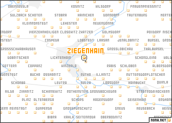 map of Ziegenhain