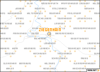 map of Ziegenhain