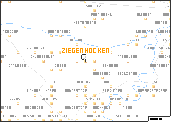 map of Ziegenhocken
