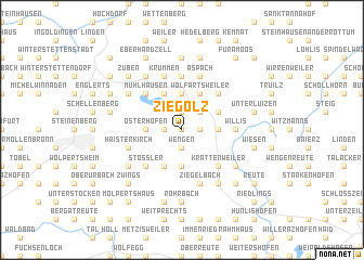 map of Ziegolz