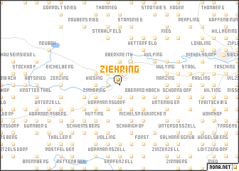 map of Ziehring