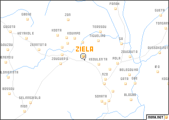 map of Ziéla