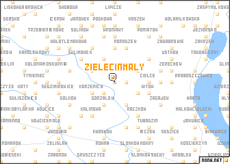 map of Zielęcin Mały