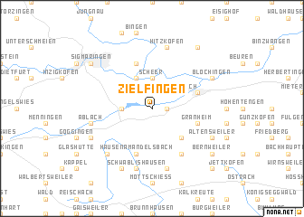 map of Zielfingen
